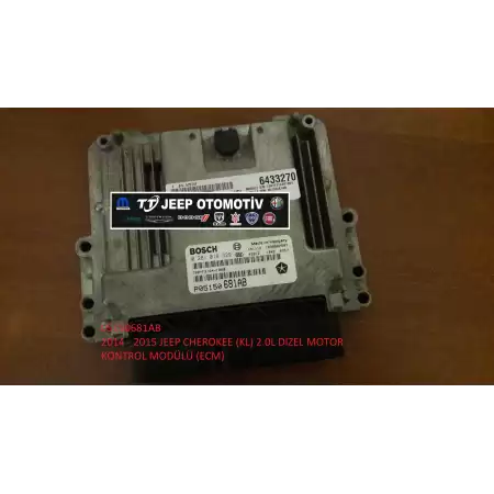 2014-2018 Jeep Cherokee (KL) Dizel Motor Kontrol Modülü 05150681AB - 2.El