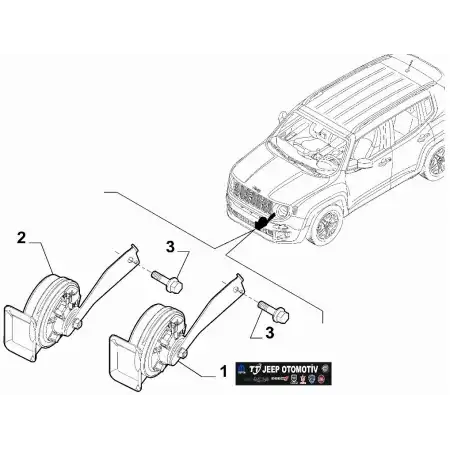 2014 - 2023 Jeep Renegade Tiz Korna 52082448