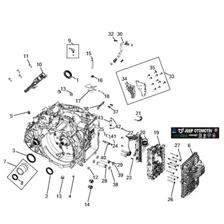 Jeep Cherokee Renegade Compass 500X 9 İleri ZF Şanzıman Yağ Karteri 04752951AA