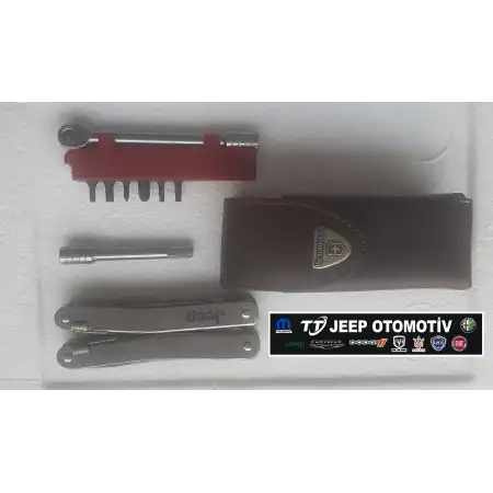 Jeep Marka Victorinox çok amaçlı gri renk çakı - büyük boy