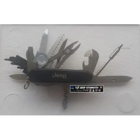 Jeep Marka Victorinox çok amaçlı siyah renk çakı