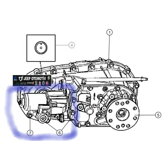2005-10 Jeep Grand Cherokee Arazi Motoru NVG48054 05143786AA - 2.El Ürün