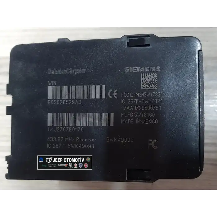 2008-10 Grand Cherokee Commander 300C Anahtar Modülü 05026529AB - 2.El Ürün