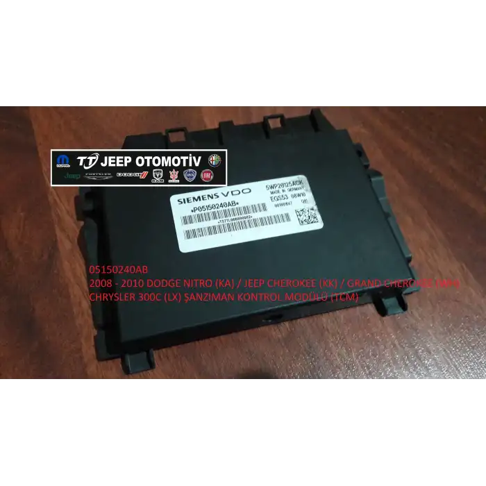 2008-10 Nitro Cherokee Chrysler 300C Şanzıman Modül 05150240AB - 2.El Ürün