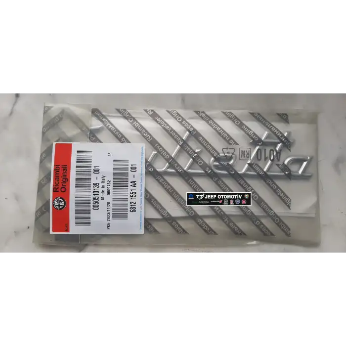 2010-16 Alfa Romeo Giulietta Arka Bagaj Giulietta Yazı 50510139