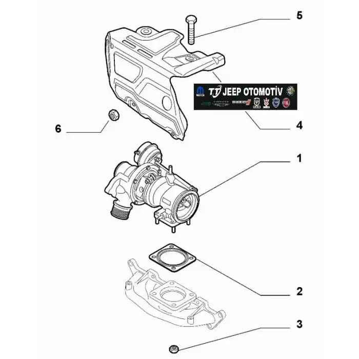 2010 - 2020 Alfa Romeo Giulietta 1.4L Turbo Muhafaza 55278485