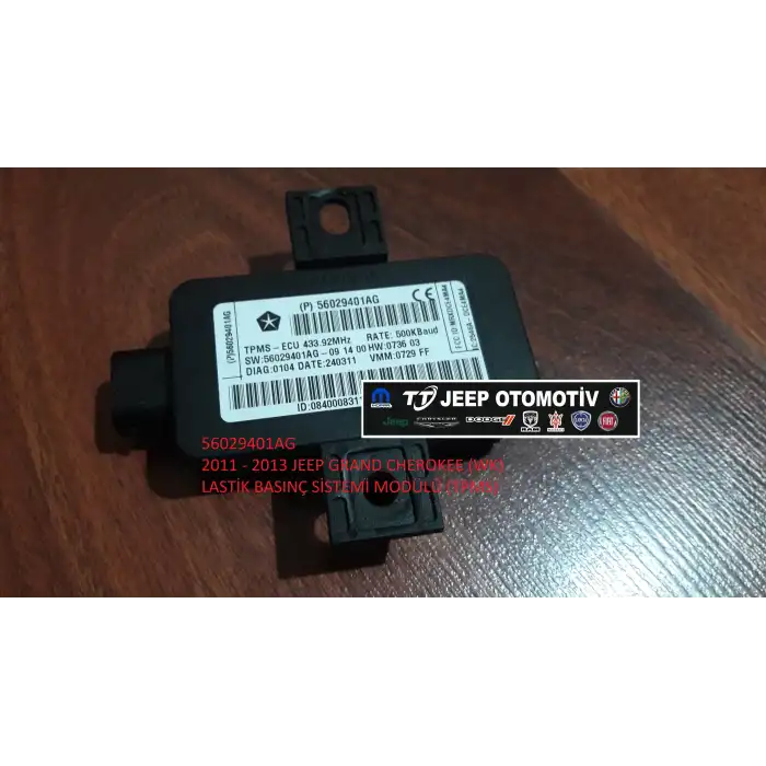 2011-2013 Jeep Grand Cherokee / Durango TPMS Modül 56029401AG - 2.El Ürün