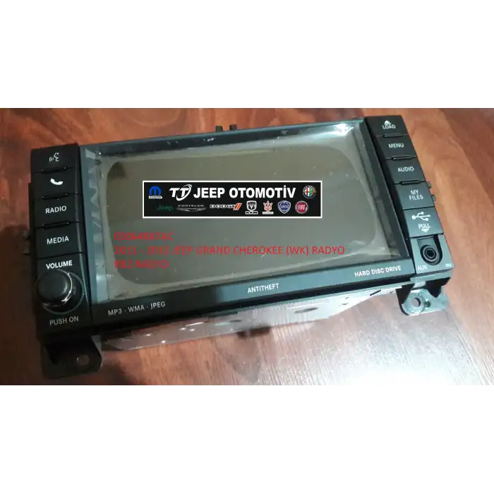 2011-2013 Jeep Grand Cherokee Radyo (RB2) 05064887AC - 2.El Ürün
