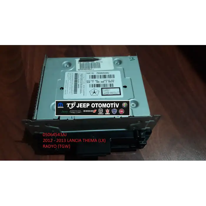 2012-2013 Lancia Thema Radyo 05064543AJ - 2.El Ürün