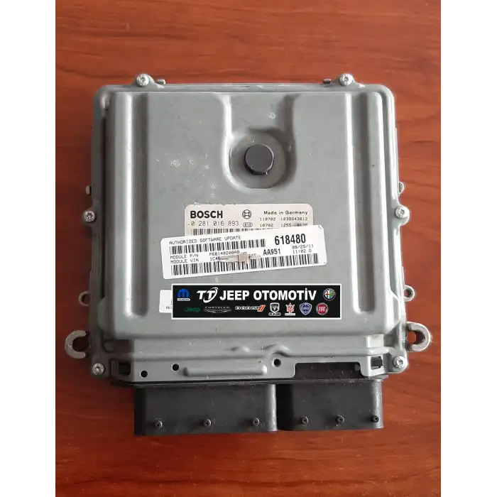 2012 Jeep Wrangler Rubicon JK 2.8L Dizel Motor Beyni 68140208AB - 2.El Ürün