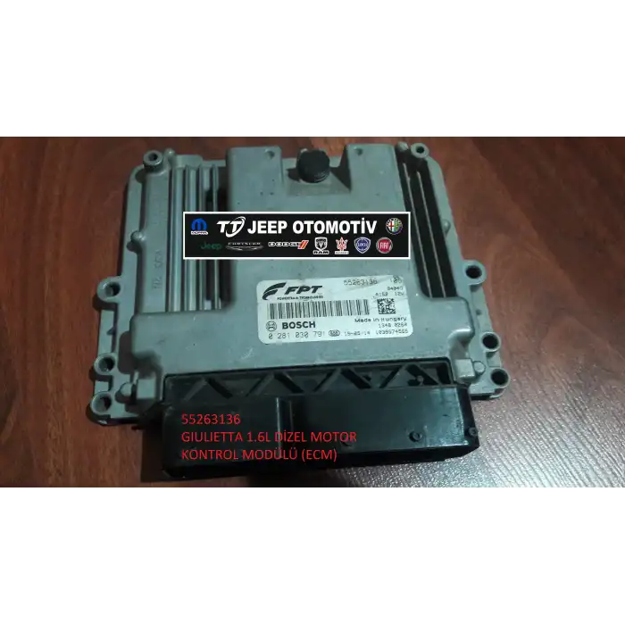 2013-20 Alfa Romeo Giulietta 1.6D Motor Kontrol Modülü 55263136 - 2.El Ürün