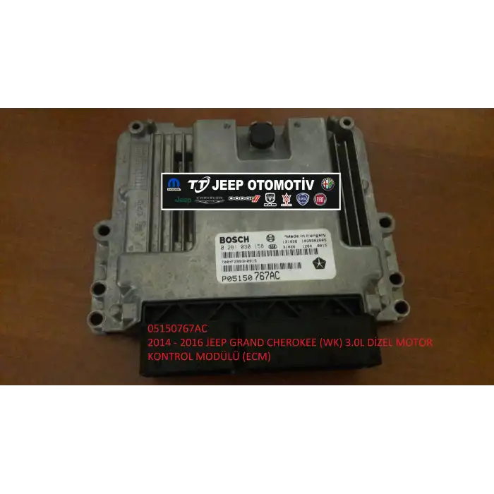 2014-2015 Jeep Grand Cherokee (WK) Motor Beyni 05150767AC - 2.El Ürün