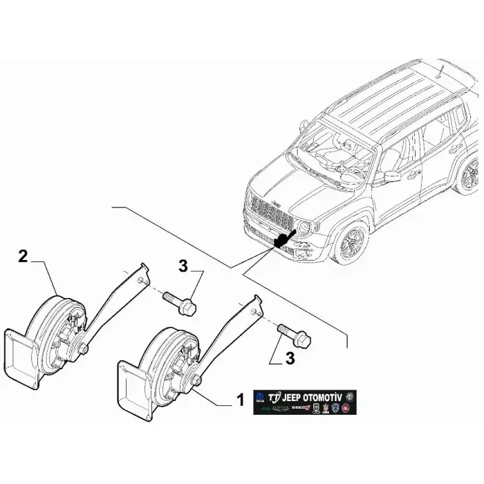 2014 - 2023 Jeep Renegade Tiz Korna 52082448