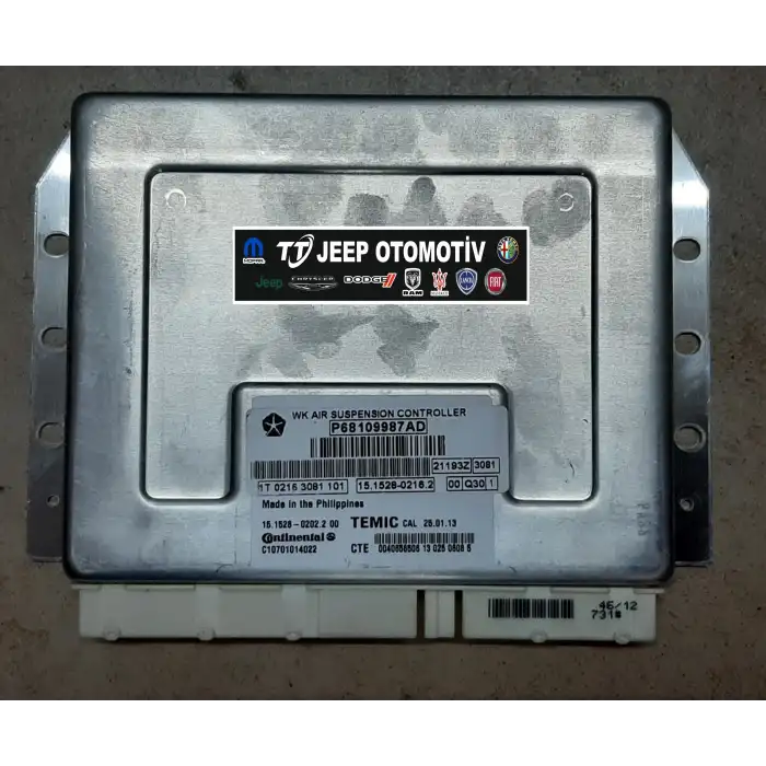 2014 Jeep Grand Cherokee Havalı Süspansiyon Airmatik 68109987AD - 2.El Ürün