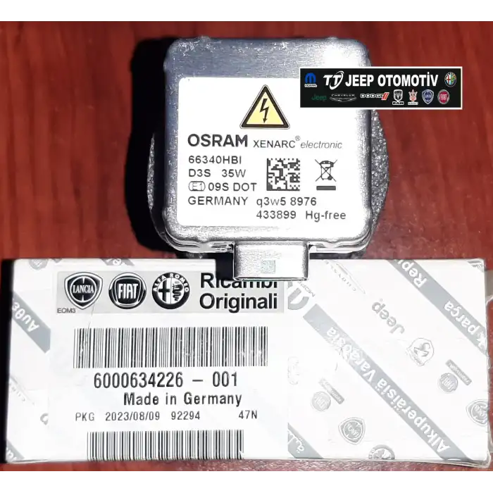 2016-23 Alfa Romeo Giulia Stelvio Uzun Far Ampül DS3 6000634226