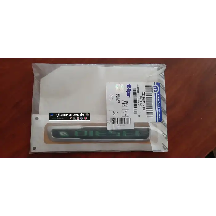 2018 - 2023 Jeep Renegade Arka Bagaj  Diesel  Yazısı 52055391