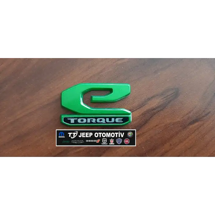 2018 - 2023 Jeep Renegade Arka Bagaj  etorque  yazısı E YAZI YEŞİL52230568
