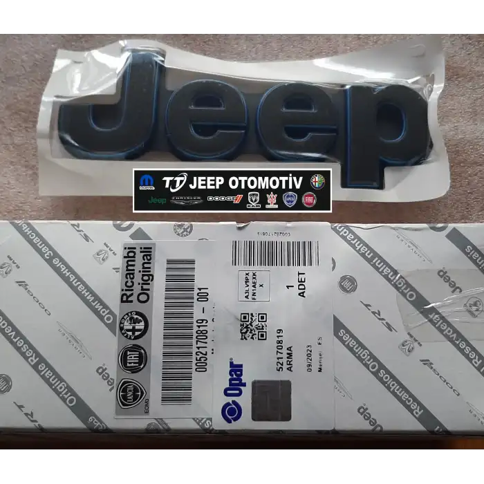 2020 - 2024 Jeep Compass PHEV Bagaj Jeep Yazısı 52170819