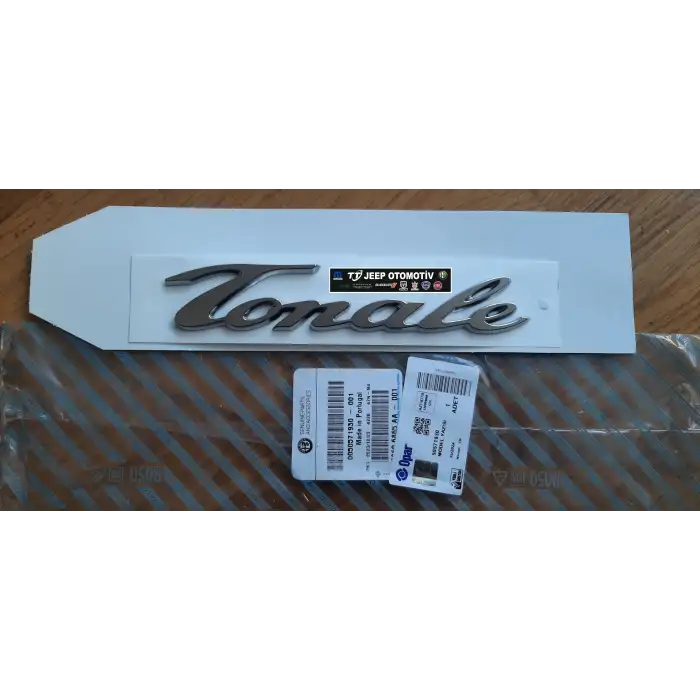 2022-2024 Alfa Romeo Tonale Arka Bagaj Tonale Yazısı 50571930