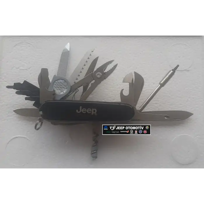 Jeep Marka Victorinox çok amaçlı siyah renk çakı