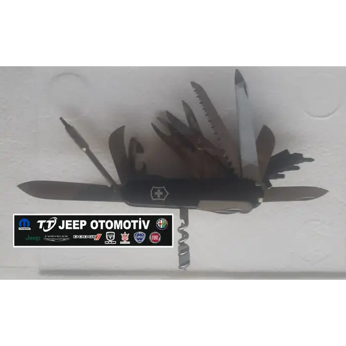 Jeep Marka Victorinox çok amaçlı siyah renk çakı