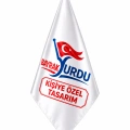 Özel Logolu Makam Bayrak ve Krom Direk