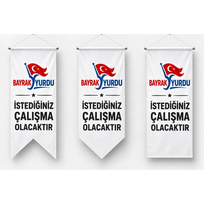 50x120cm Özel Kırlangıç Bayrak