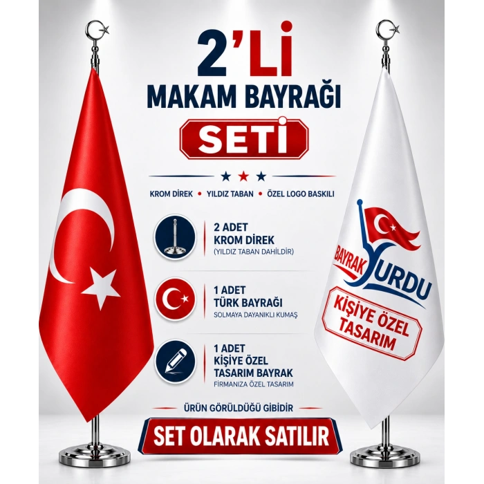 Krom Makam Bayrak Seti