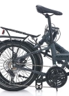 Carraro Flexi 121D 21 VİTES Mekanik Disk Fren Katlanır Bisiklet Storm Gri-Siyah