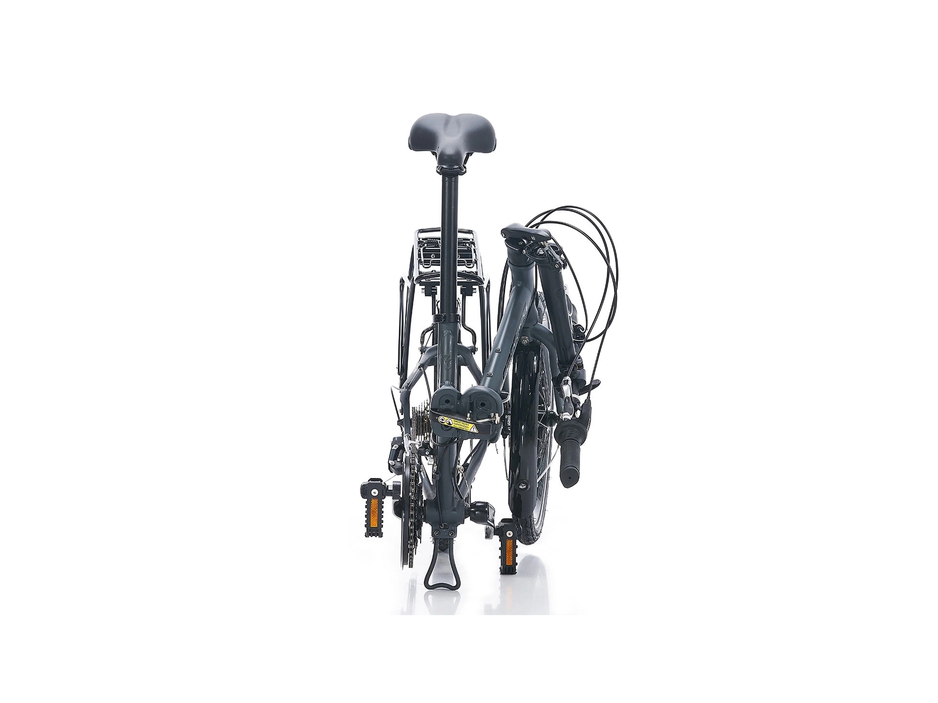 Carraro Flexi 121D 21 VİTES Mekanik Disk Fren Katlanır Bisiklet Storm Gri-Siyah
