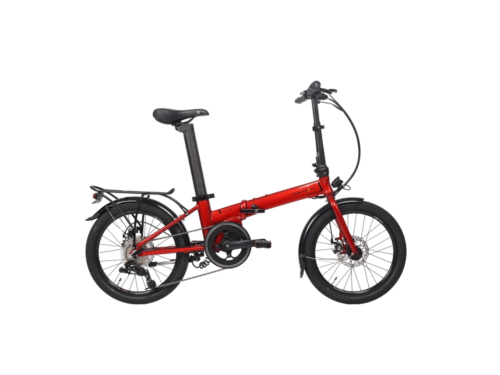 Dahon Unio E20 Disk Elektrikli Katlanır Bisiklet Kırmızı 2023