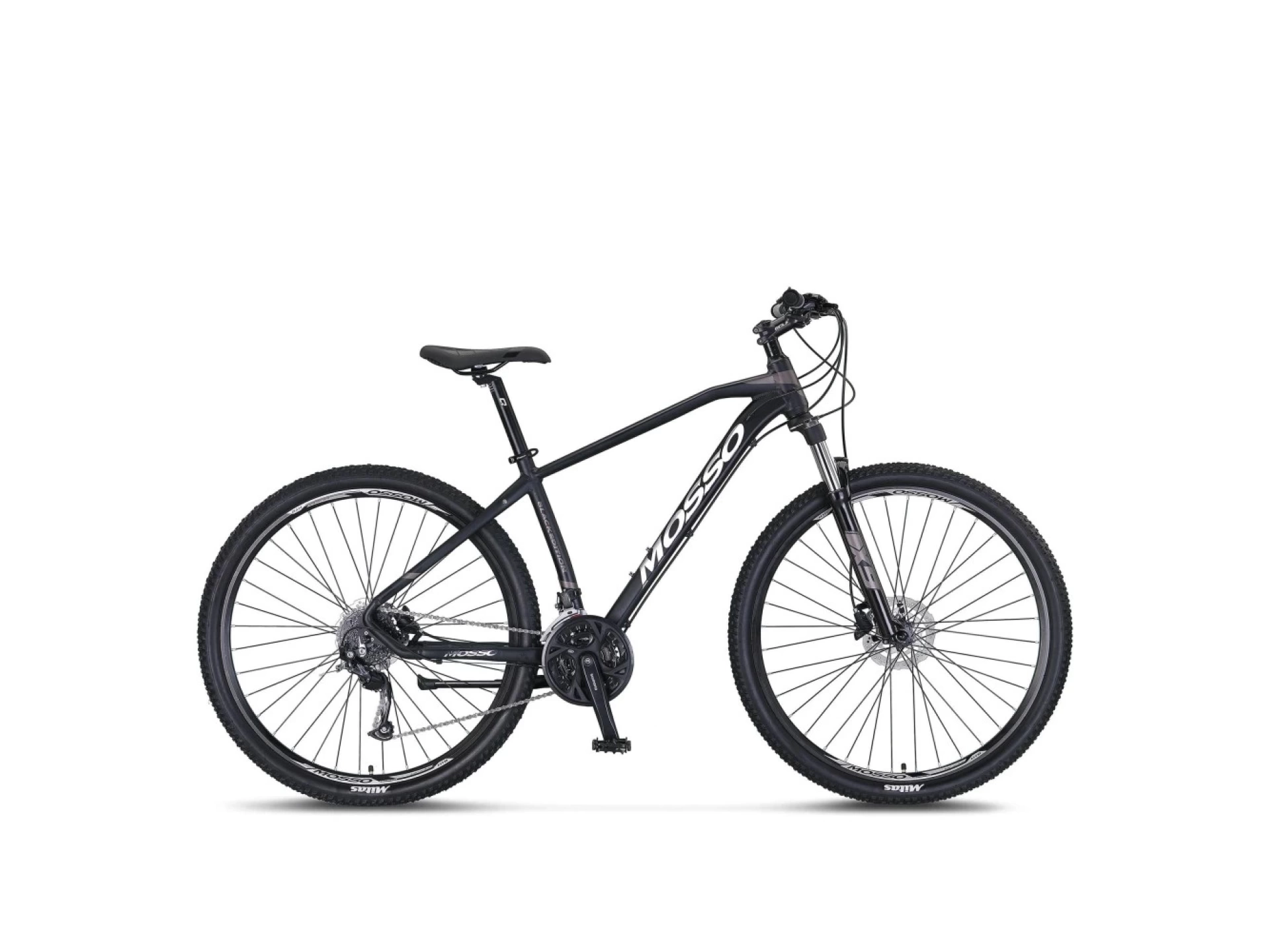 Mosso Black Edition 27.5 Jant Alüminyum Dağ Bisikleti 18 Siyah-Silver