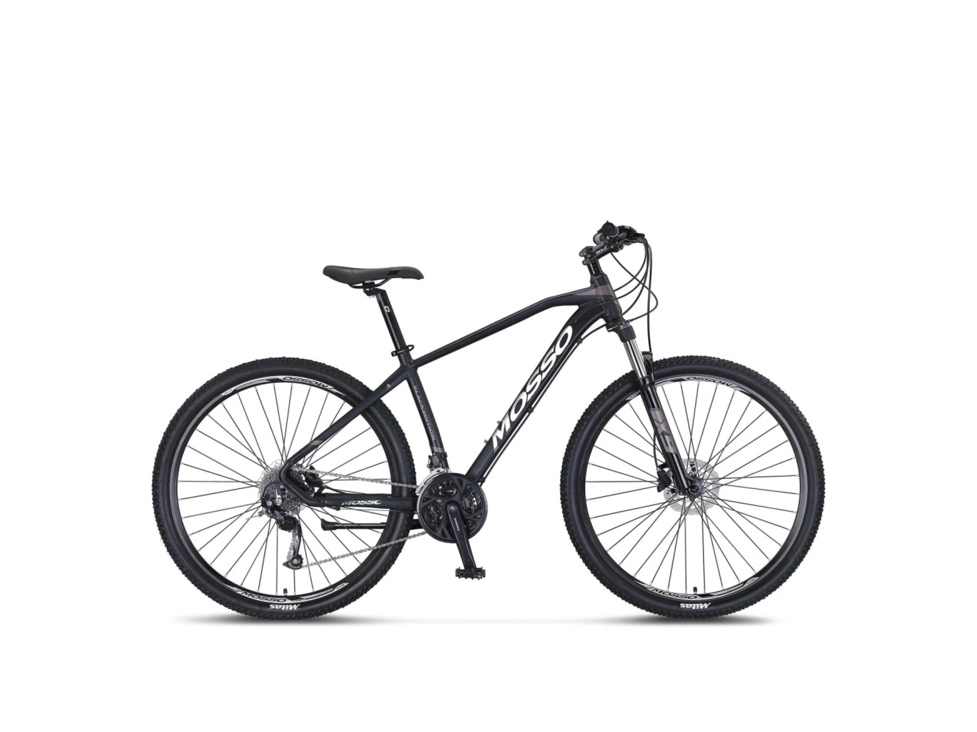 Mosso Black Edition 27.5 Jant Alüminyum Dağ Bisikleti 20 Siyah-Silver