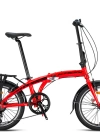 Kron Fd750 20 7 Vites V-Fren Katlanır Bisiklet Kırmızı-Siyah