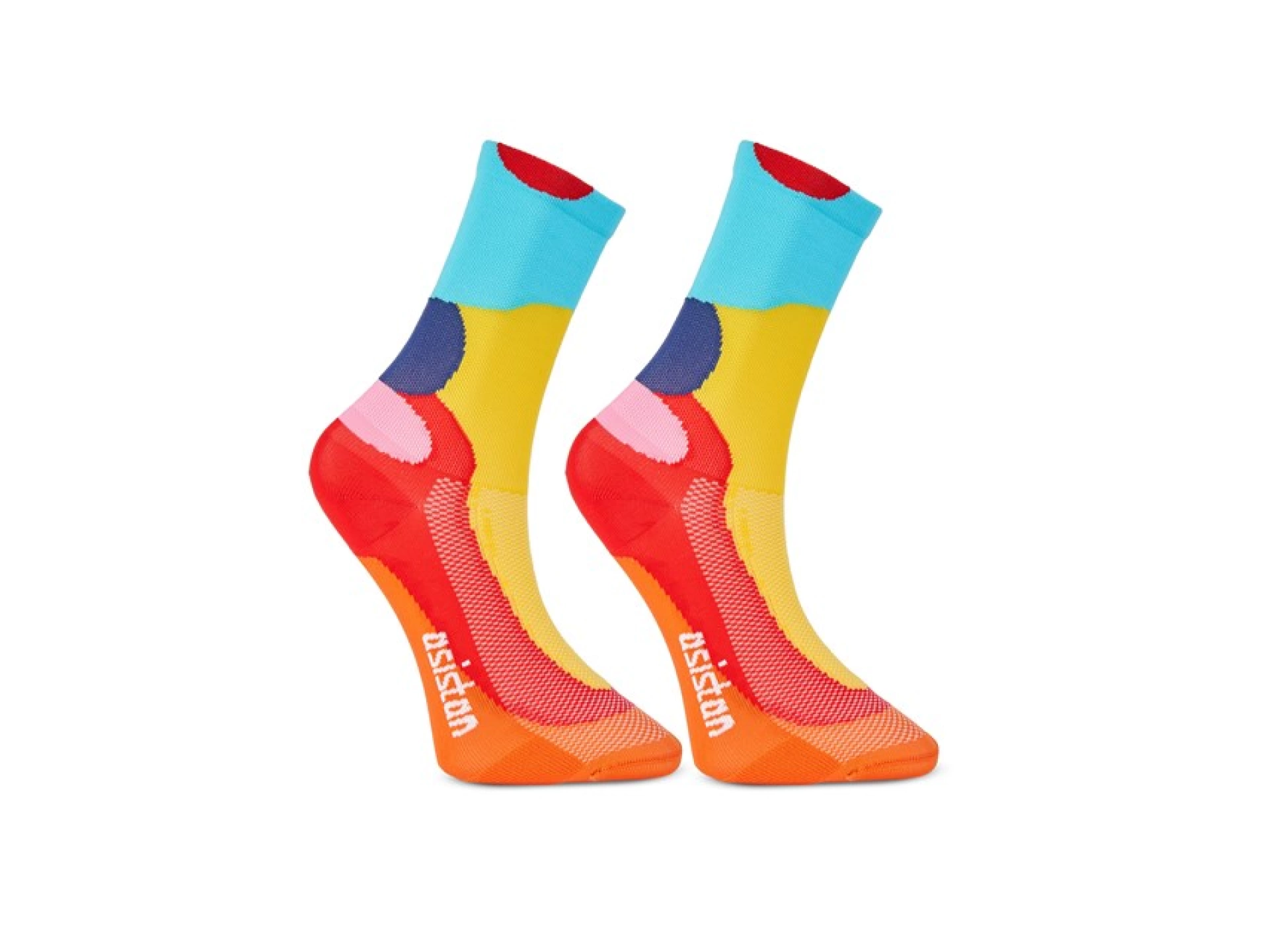 Asistan Cape So 30 Bisiklet Çorabı Multicolor
