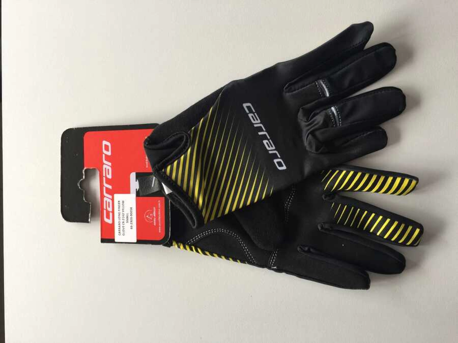 Carraro Uzun Parmak Eldiven Cr-2142 Sarı Medium