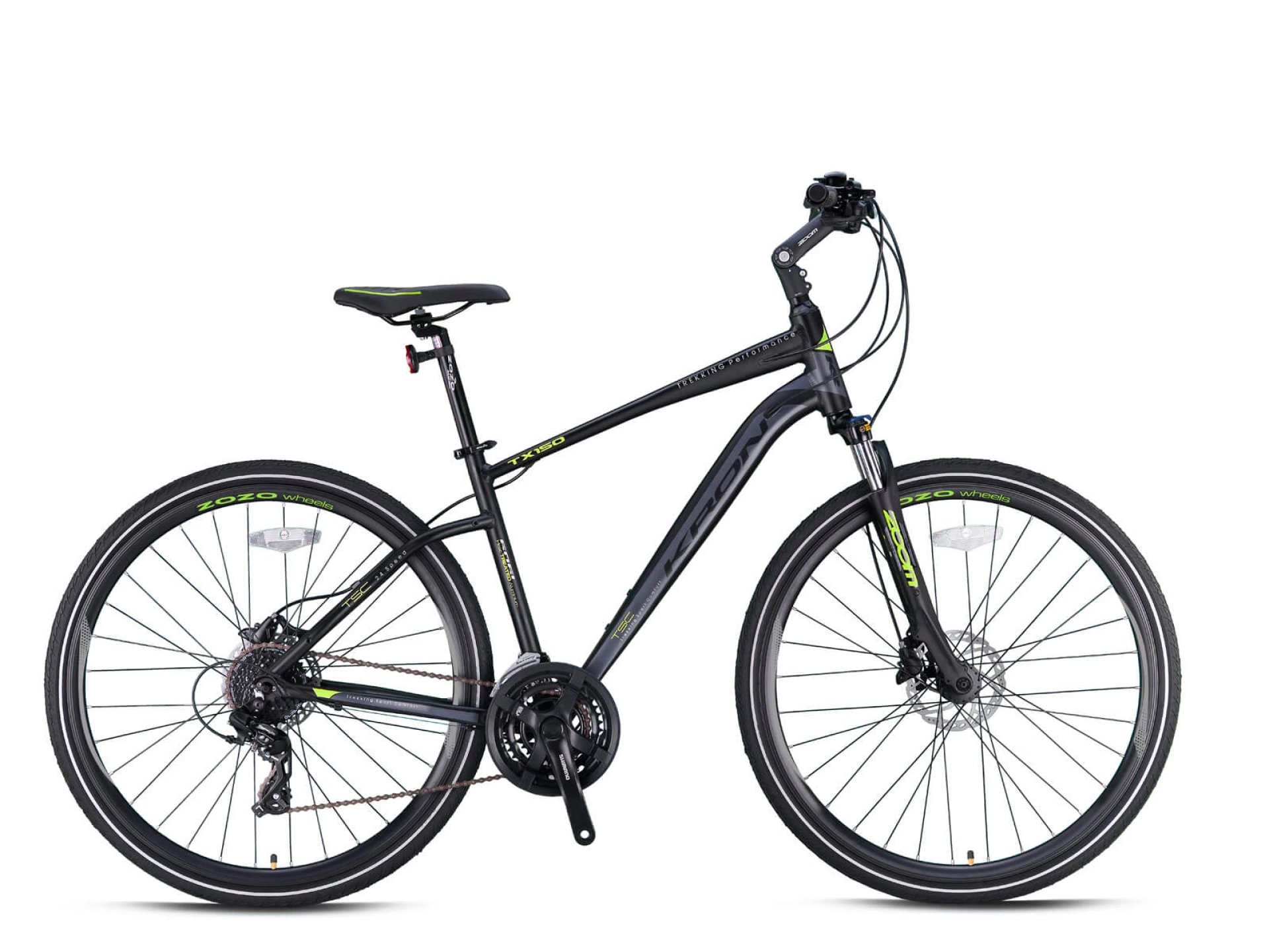 Kron Tx150 V-Fren 20 24 Vites Mat Siyah-Neon Sarı