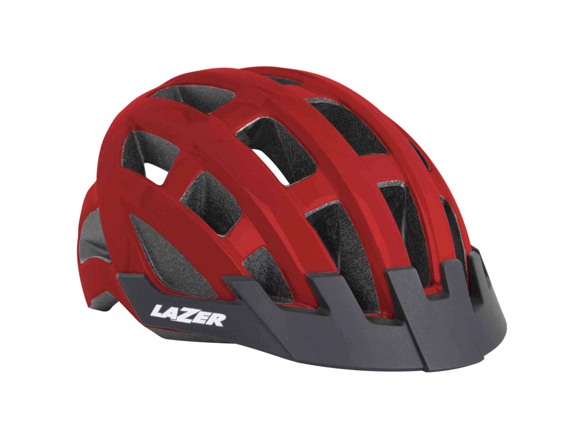Lazer Kask Compact Ce-Cpsc Kırmızı Standart 54-61Cm