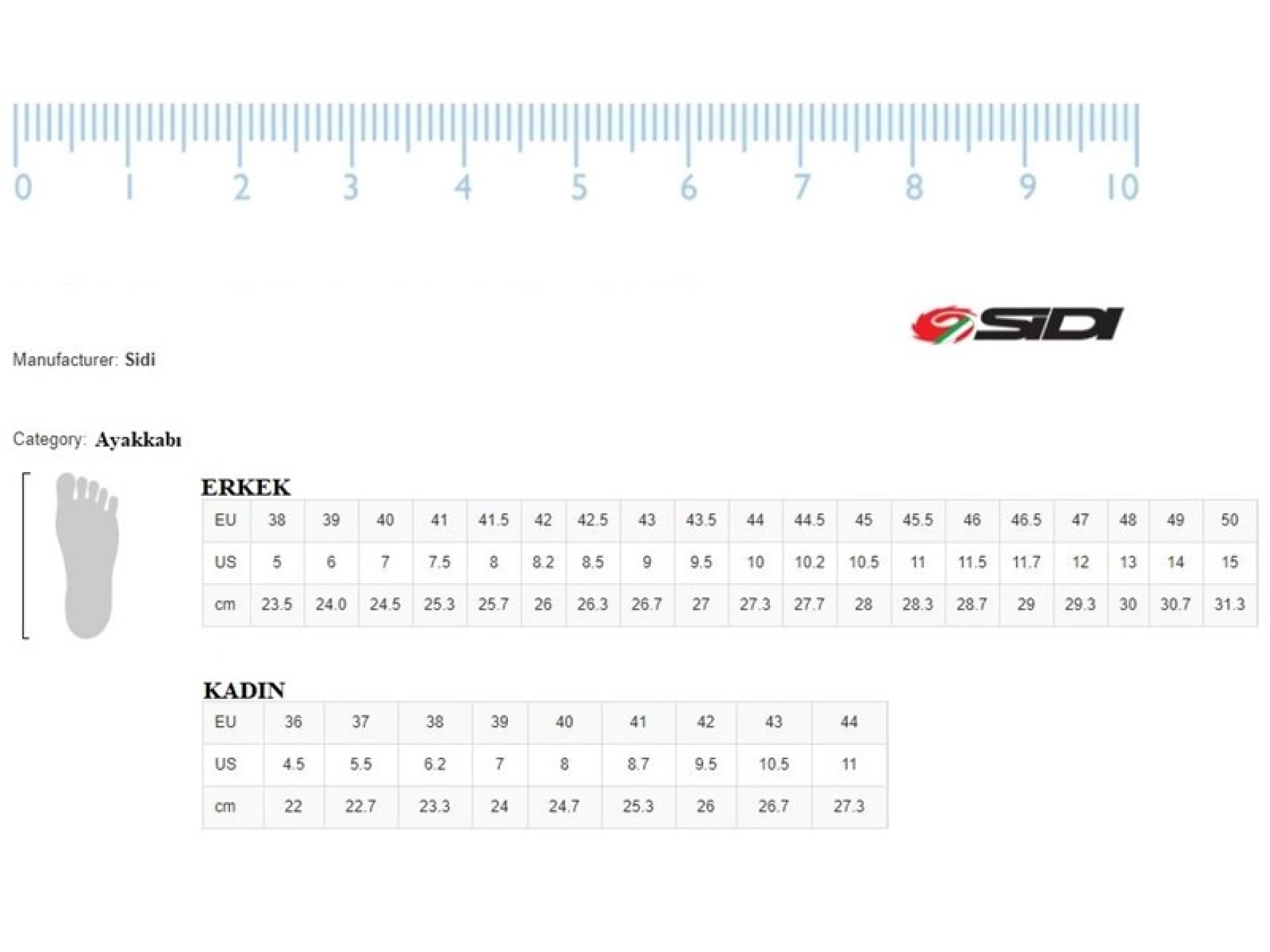 Sidi Zero Gore2 Goretex Spd Ayakkabı Siyah 44 Numara