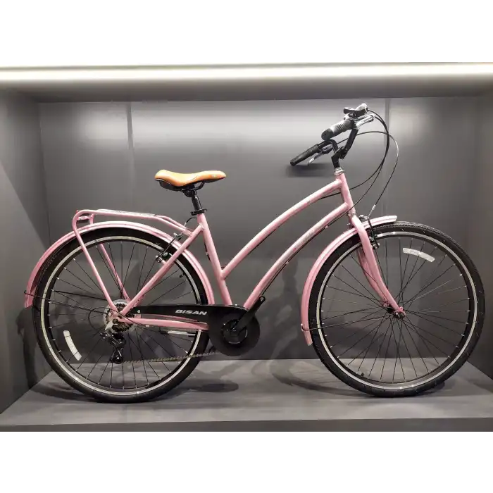 Bisan Serenity 28 Lady Şehir Bisikleti Pembe-Silver