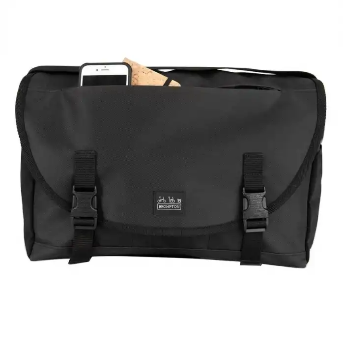 Brompton Çanta Metro Bag Medium Siyah Ön Çanta Q101582