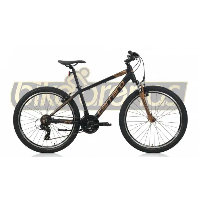 Carraro Force 600 26 Jant 38 Cm V-Fren Dağ Bisikleti Mat Siyah-Bronz-Beyaz
