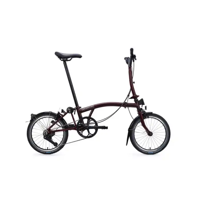Brompton C Line M12L Katlanır Bisiklet 12 Vites Red Plum