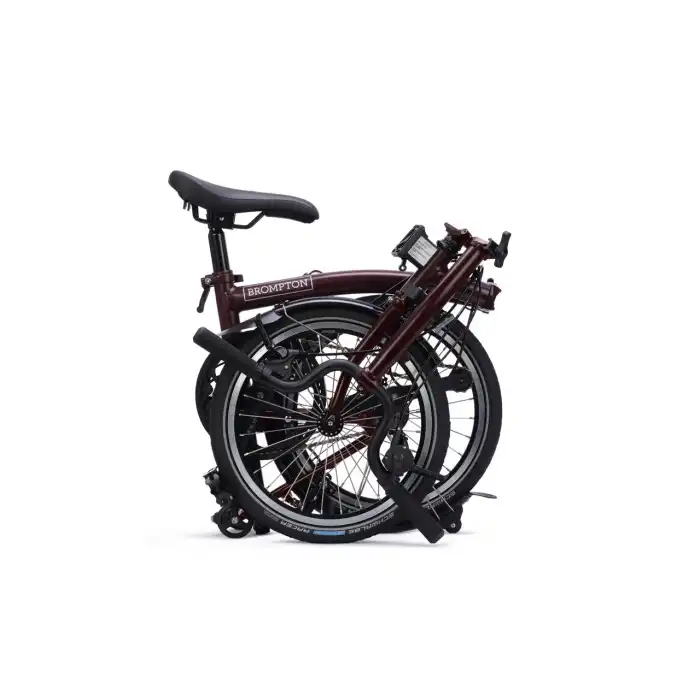 Brompton C Line M12L Katlanır Bisiklet 12 Vites Red Plum