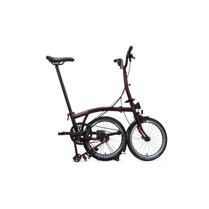 Brompton C Line H12L Katlanır Bisiklet 12 Vites Red Plum