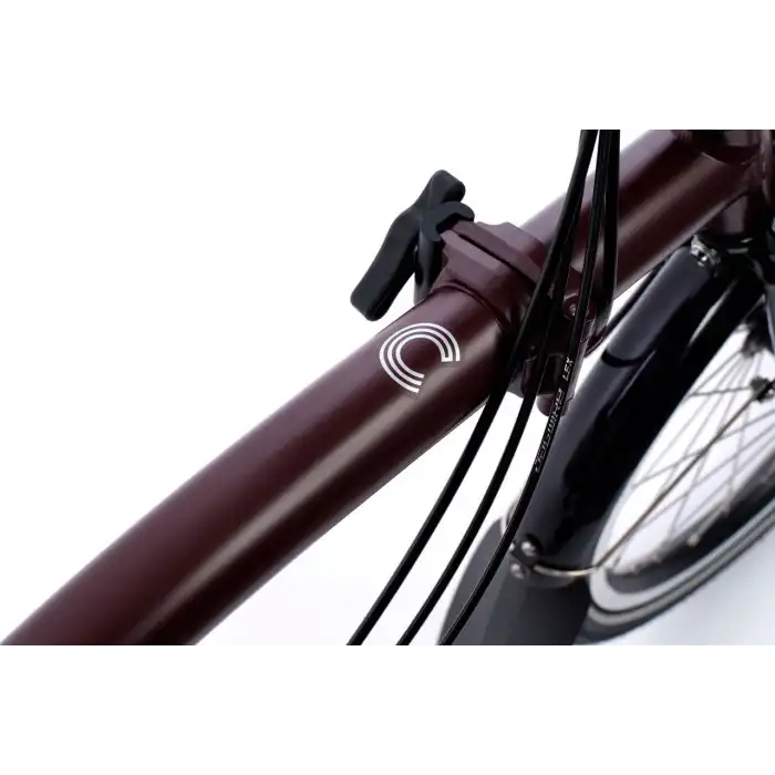 Brompton C Line H12L Katlanır Bisiklet 12 Vites Red Plum