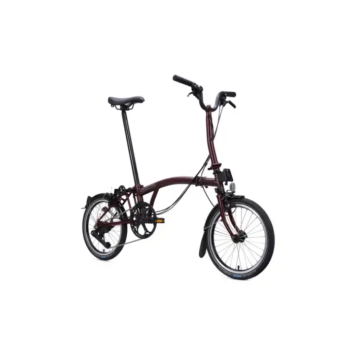Brompton C Line H12L Katlanır Bisiklet 12 Vites Red Plum