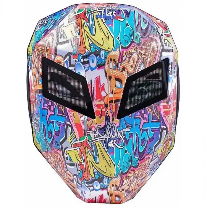 Zampago Led Göz Maskeli Grafiti Akıllı Sırt Çantası