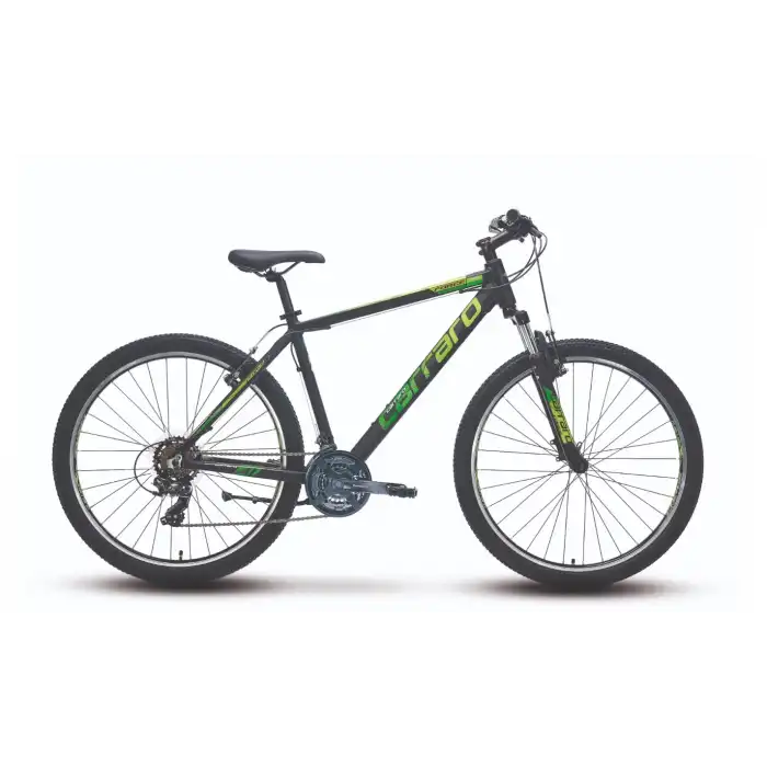 Carraro Force 700 27.5 Jant 38 Cm Alüminyum Dağ Bisikleti Mat Siyah-Yeşil-Gümüş