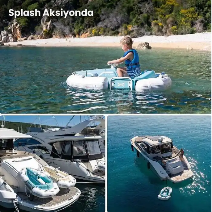 Darth Craft Splash Elektrikli Çocuk Teknesi - Blue